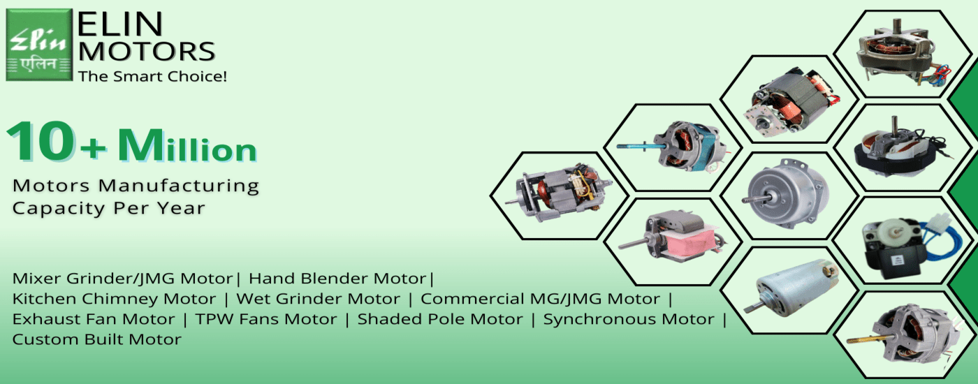 Electric Motor Manufacturers | Motor Manufacturing Company - Elin India
